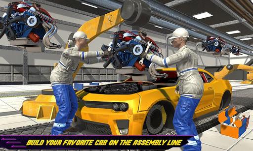 Car Maker Auto Mechanic Car Driving Simulator Game - Image screenshot of android app
