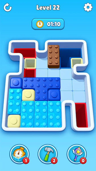 Block Drop 3D : Block Jam - Gameplay image of android game