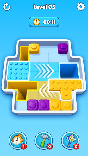 Block Drop 3D : Block Jam - Gameplay image of android game