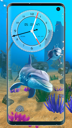 Dolphin Fish Live Wallpaper HD - عکس برنامه موبایلی اندروید