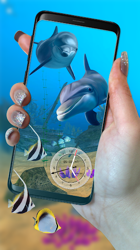 Dolphin Fish Live Wallpaper HD - عکس برنامه موبایلی اندروید