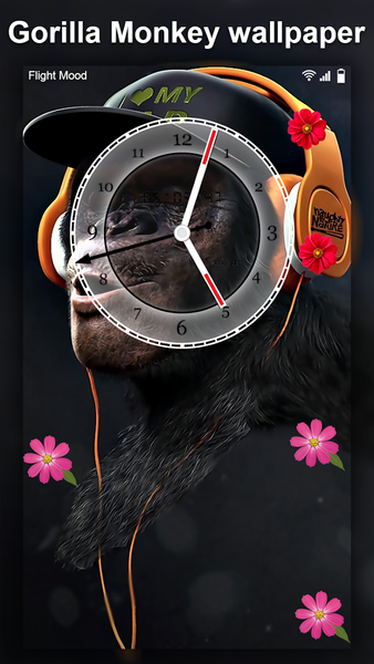Gorilla Monkey Live Wallpaper - Image screenshot of android app