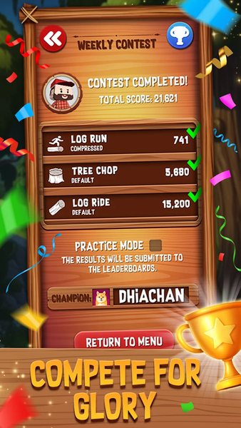 Lumberjack Battles - Gameplay image of android game