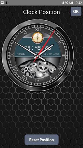 Analog Clock Live Wallpaper 3D - Image screenshot of android app