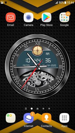Analog Clock Live Wallpaper 3D - Image screenshot of android app