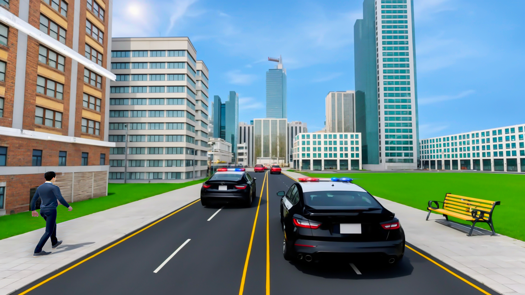Police Car Games Cop Simulator - Gameplay image of android game