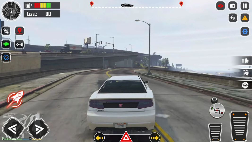 US Car Driving Simulator 2023 - Gameplay image of android game