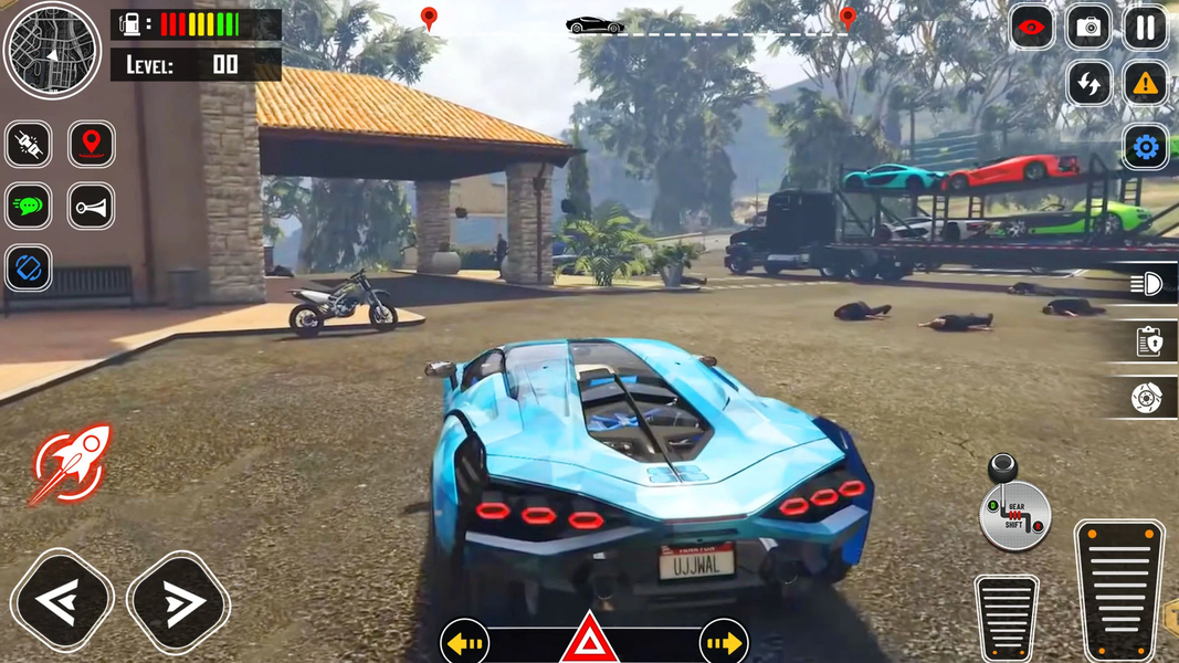 US Car Driving Simulator 2023 - Gameplay image of android game