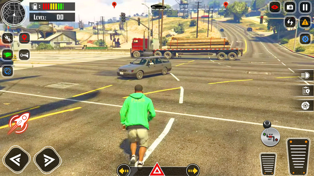 US Car Driving Simulator 2023 - Gameplay image of android game