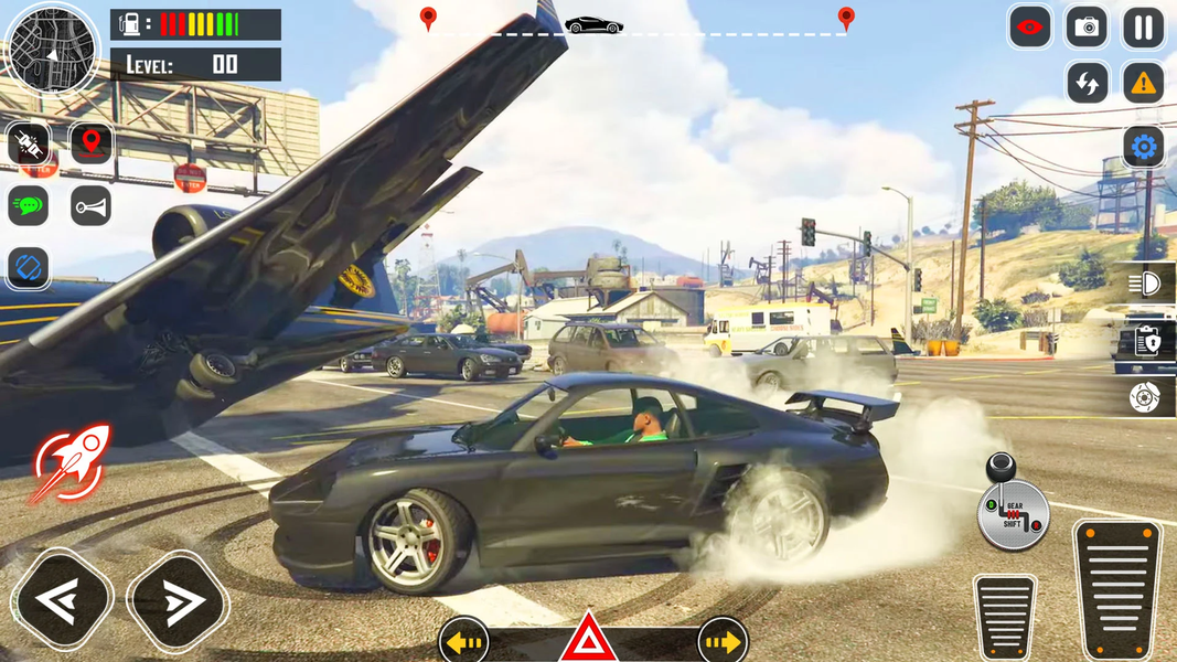 US Car Driving Simulator 2023 - Gameplay image of android game