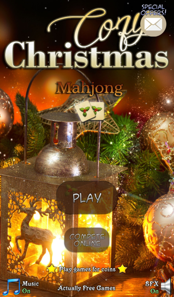 Hidden Mahjong: Cozy Christmas - Gameplay image of android game