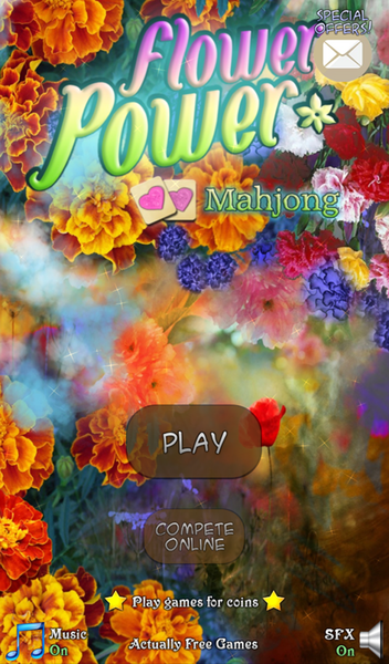 Hidden Mahjong: Flower Power - Gameplay image of android game