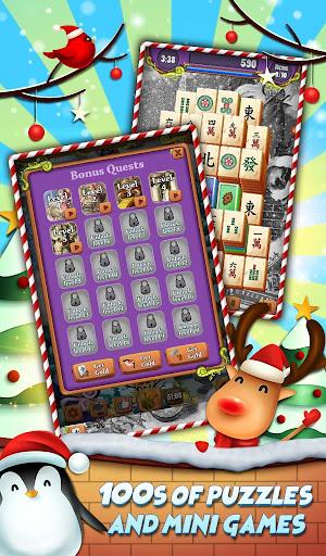 Xmas Mahjong: Christmas Magic - Gameplay image of android game