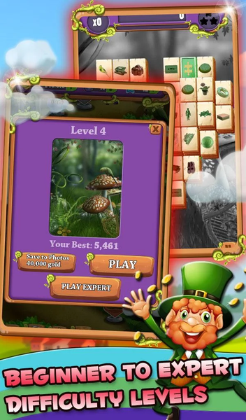 Lucky Mahjong: Rainbow Gold - Gameplay image of android game