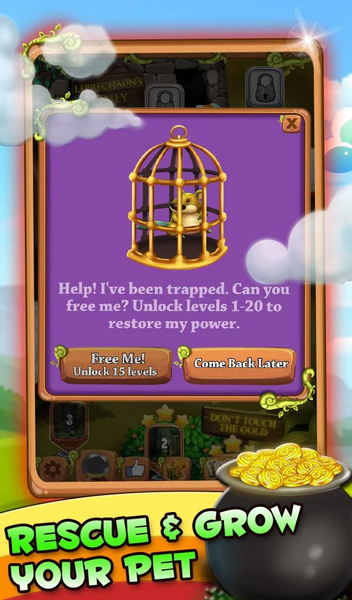 Lucky Mahjong: Rainbow Gold - Gameplay image of android game