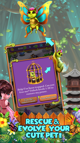 Mahjong: Butterfly World - عکس بازی موبایلی اندروید