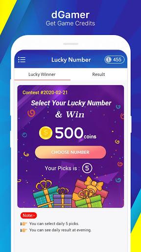 dGamer - Get Game Credits - Image screenshot of android app