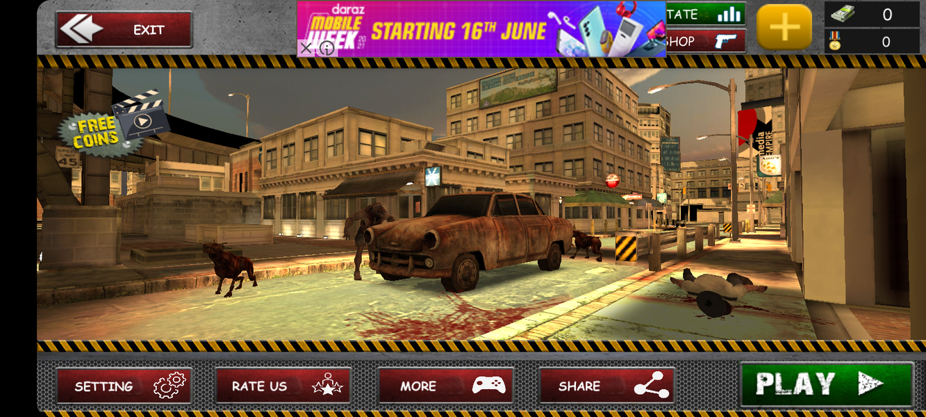 Zombie Attack Games ۲۰۲۵ - عکس برنامه موبایلی اندروید