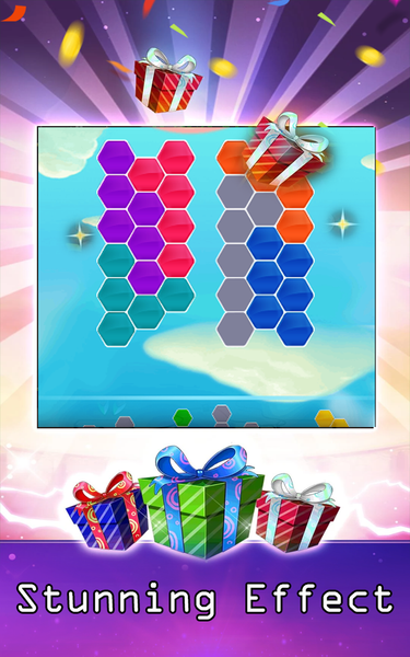 Block Hexa Puzzle - Gameplay image of android game