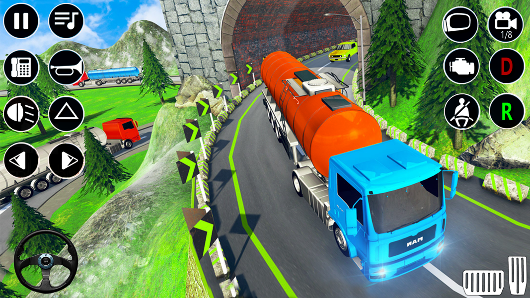 Oil Tanker Truck Games Offline - عکس بازی موبایلی اندروید