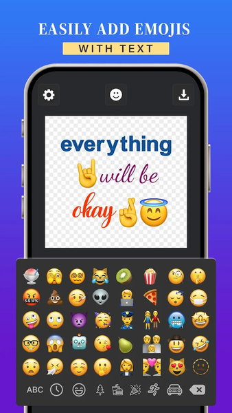iOS Emoji for SnapEdit - عکس برنامه موبایلی اندروید