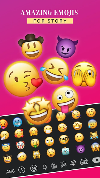 iOS Emojis For Story - عکس برنامه موبایلی اندروید
