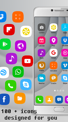 Launcher and Theme for Samsung Galaxy J۷ - عکس برنامه موبایلی اندروید