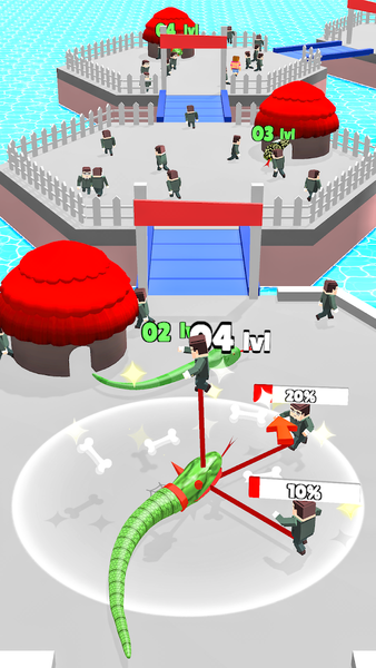 Snake Run, Merge & Evolve - عکس بازی موبایلی اندروید