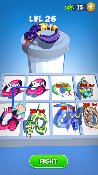 Snake Run, Merge & Evolve - عکس بازی موبایلی اندروید