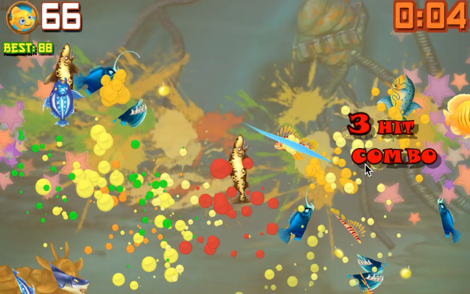 Fish Cutting - Gameplay image of android game