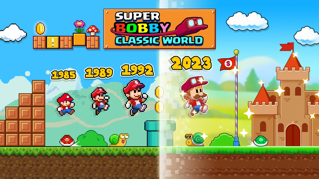Super Bobby Classic World - Gameplay image of android game