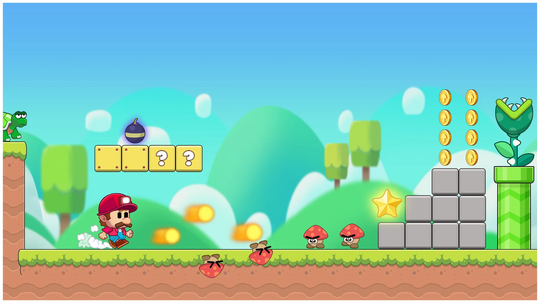 Super Kikiboy:Run Game - Gameplay image of android game