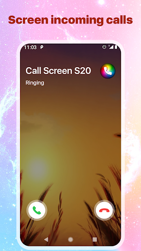 Call Screen Galaxy S20 - Color Screen - عکس برنامه موبایلی اندروید