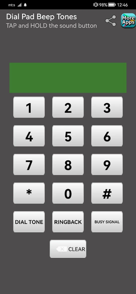 Dial Pad Beep Tones - عکس برنامه موبایلی اندروید