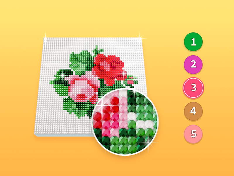 Diamond Painting by Number - عکس بازی موبایلی اندروید