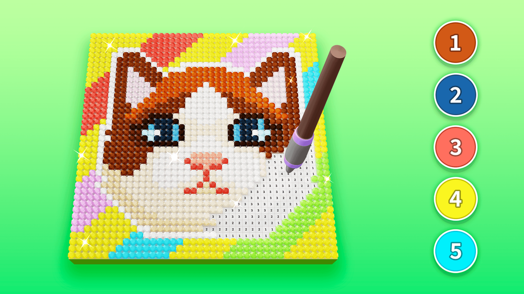 Diamond Painting by Number - عکس بازی موبایلی اندروید