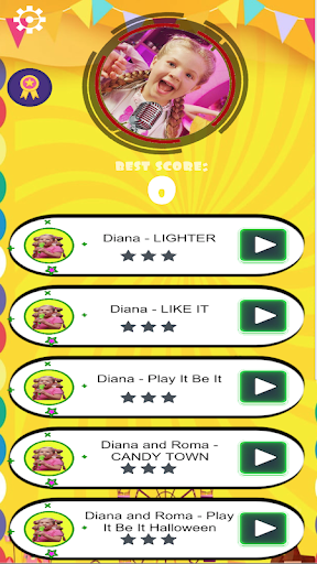 Diana And Roma tiles Hop Funny Kids - عکس بازی موبایلی اندروید