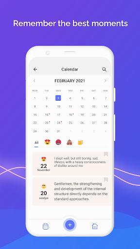 Diary with fingerprint lock - عکس برنامه موبایلی اندروید