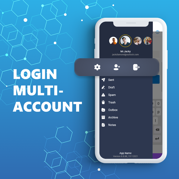 Email for All Mail Accounts - Image screenshot of android app