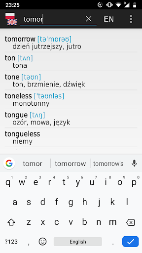 Polish - English offline dict. - Image screenshot of android app