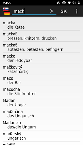 Slovak - German offline dict. - Image screenshot of android app