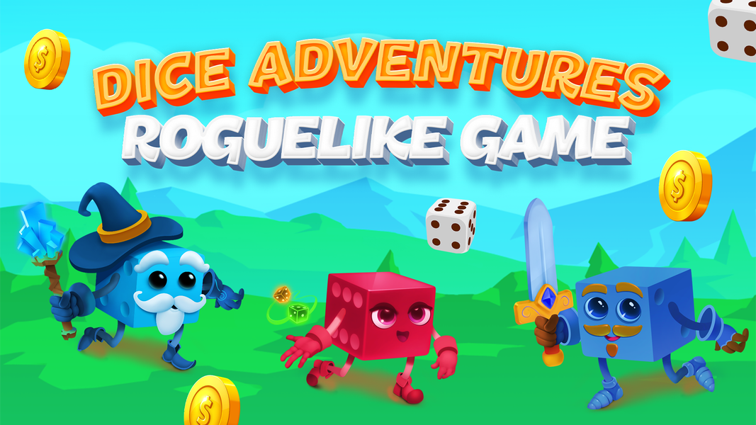 Dice Adventures Roguelike Game - Gameplay image of android game