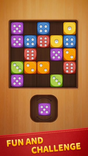 Woody Dice - Merge Puzzle - عکس بازی موبایلی اندروید
