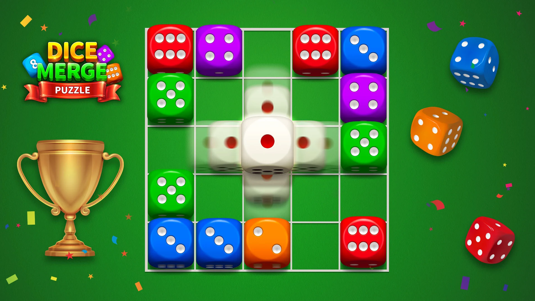 Smart Dice Merge-Block Puzzle - عکس بازی موبایلی اندروید