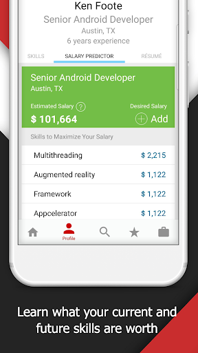 Dice Tech Careers - Image screenshot of android app