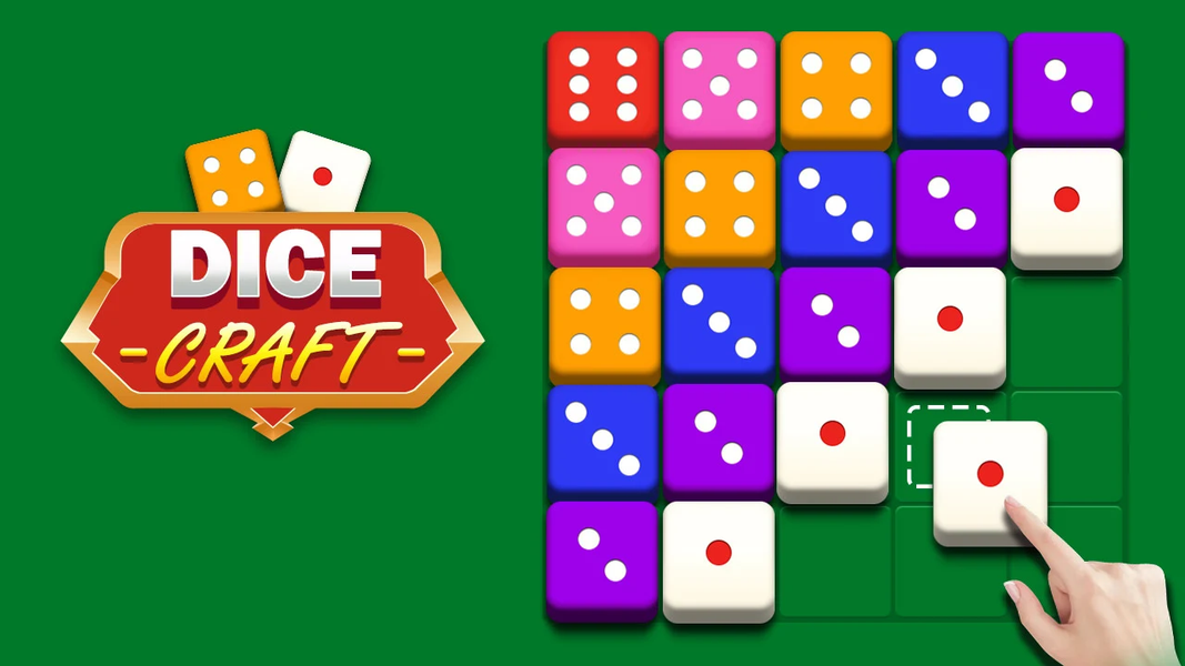 Dice Puzzle-3D Merge games - Gameplay image of android game