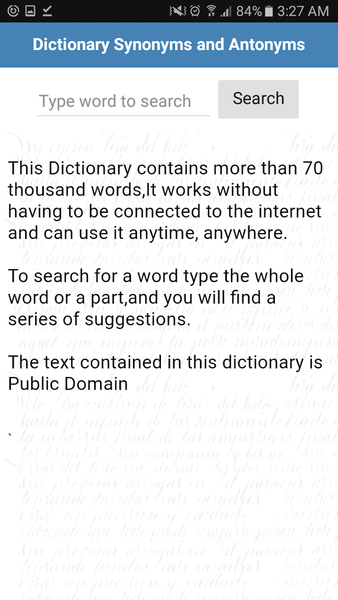 Dictionary Synonyms & Antonyms - عکس برنامه موبایلی اندروید
