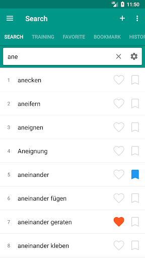 Dictionary of German Synonyms - عکس برنامه موبایلی اندروید