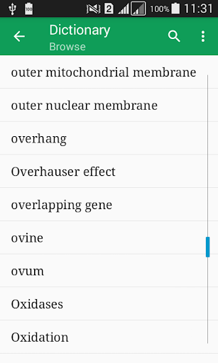 Biochemistry Dictionary Offlin - عکس برنامه موبایلی اندروید