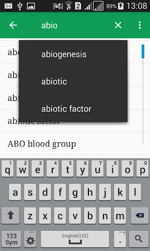 Biology Dictionary Offline - Image screenshot of android app